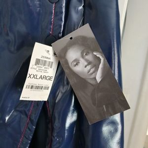 Patient leather skirt